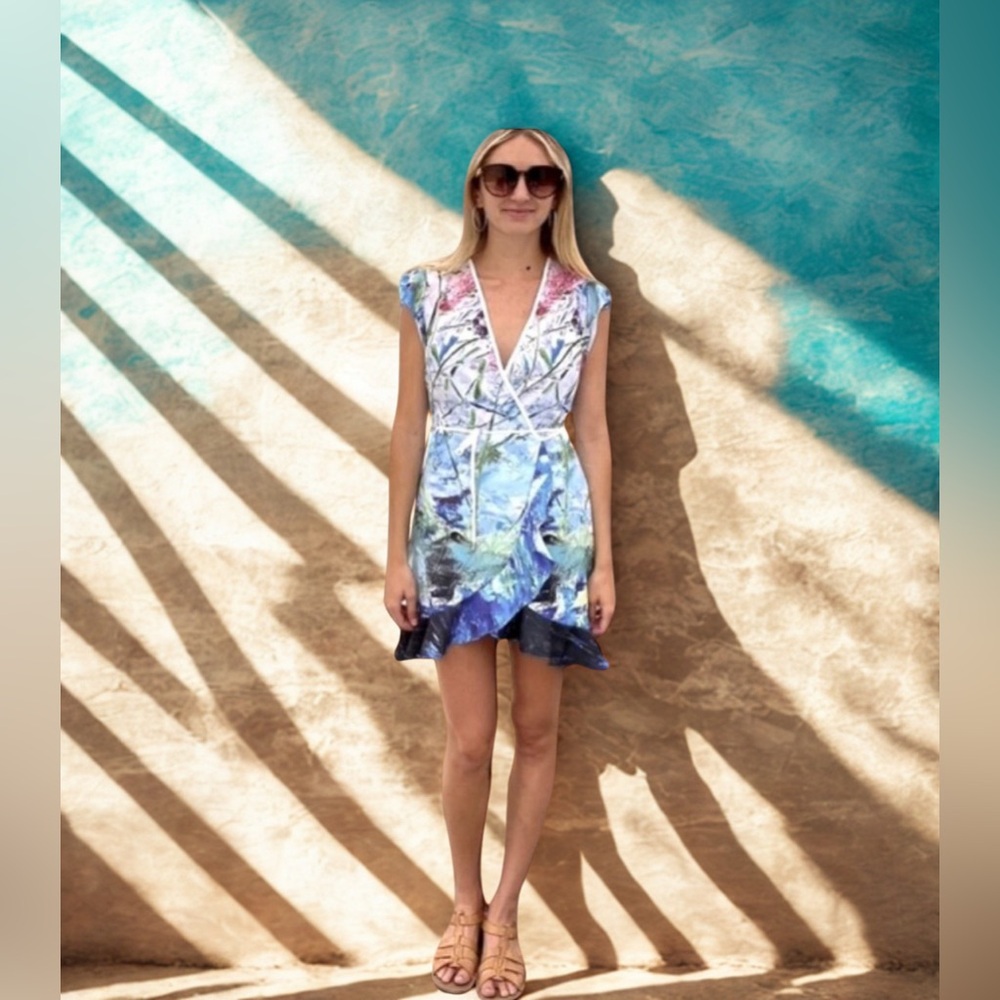 Brand New: Tea Dress Secret Life of Plants - Demure and Sexy Made In London